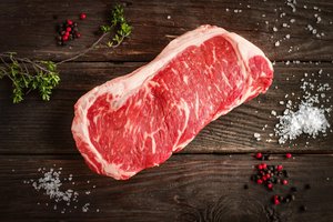 Стейк New York (Тонкий край), USDA Prime. Мармурова яловичина з США. зернова відгодівля