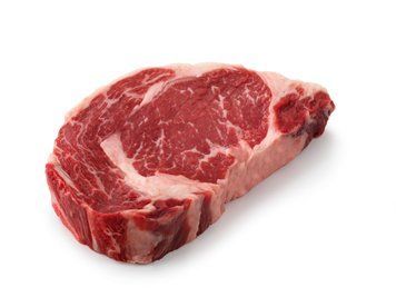 Стейк рибай не зачищенный (Lip On), Мраморная говядина США, USDA Prime, Порционный стейк
